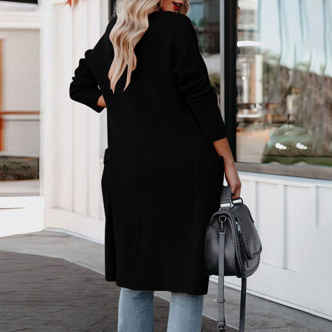 EB | Eleganter Strick Winter Wildledermantel