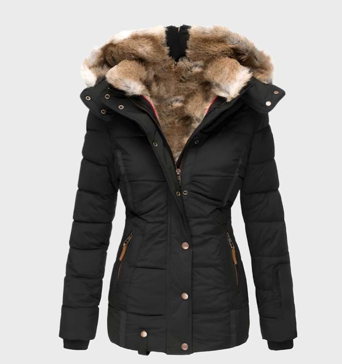 EB | Slim Fit Damen Winterjacke mit Kapuze