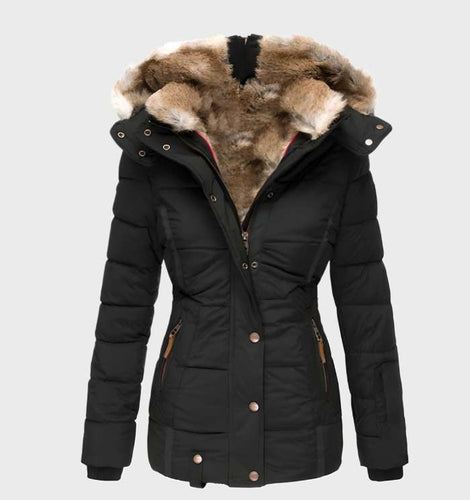 EB | Slim Fit Damen Winterjacke mit Kapuze