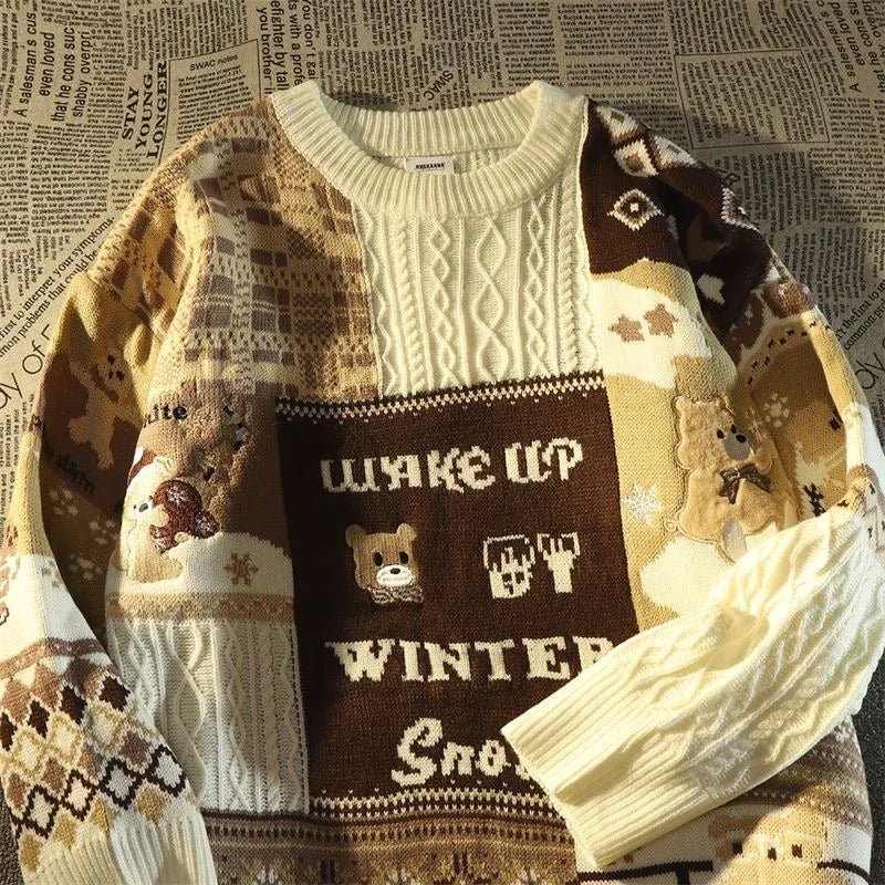 EB | Festival Weihnachtspullover mit langen Ärmeln - warmer & stylischer Pullover für Männer und Frauen