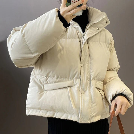 EB | Klassische Warme Gesteppte Winterjacke für Damen