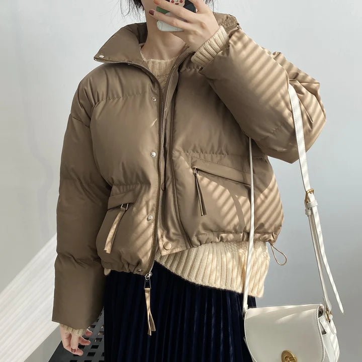 EB | Klassische Warme Gesteppte Winterjacke für Damen