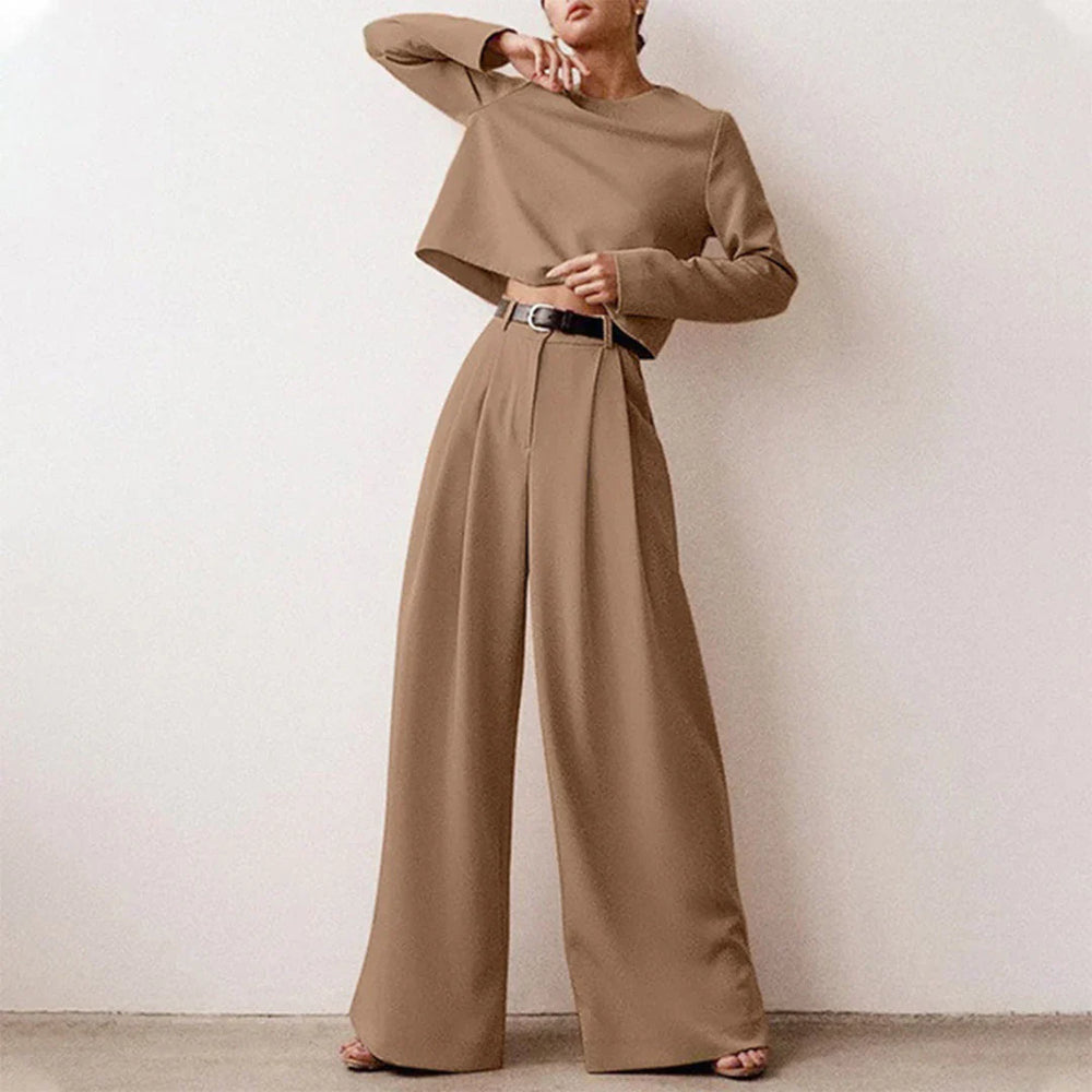 EB | Trendy Geschäftsanzug - Top+Hose