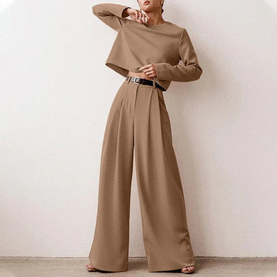 EB | Trendy Geschäftsanzug - Top+Hose
