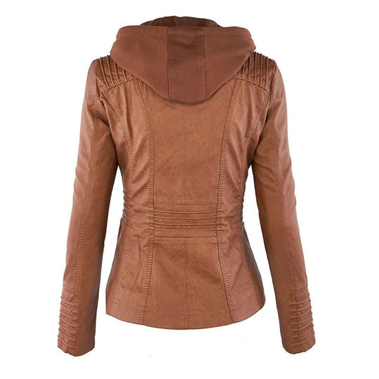 EB | Eleganza Thermo Chic Lederjacke