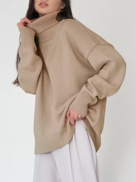 EB | Rollkragenpullover mit lockerer Passform