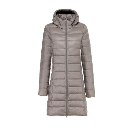 EB | Steppjacke mit Kapuze für Damen - Lang