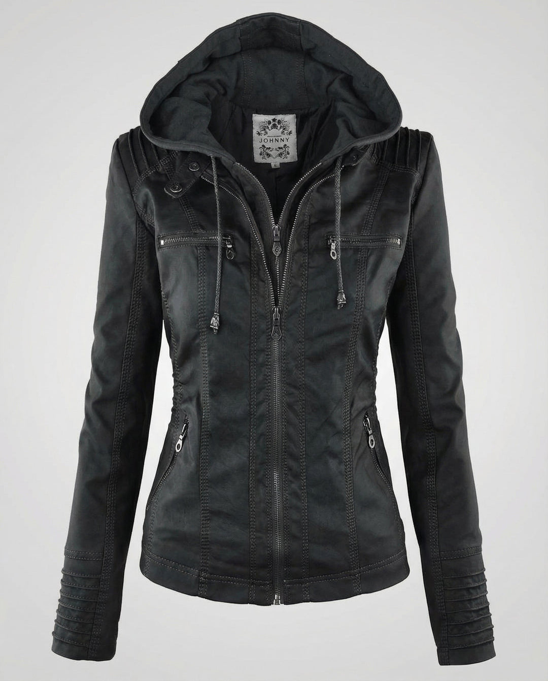 Wetterfeste Damenjacke Kapuze | EB