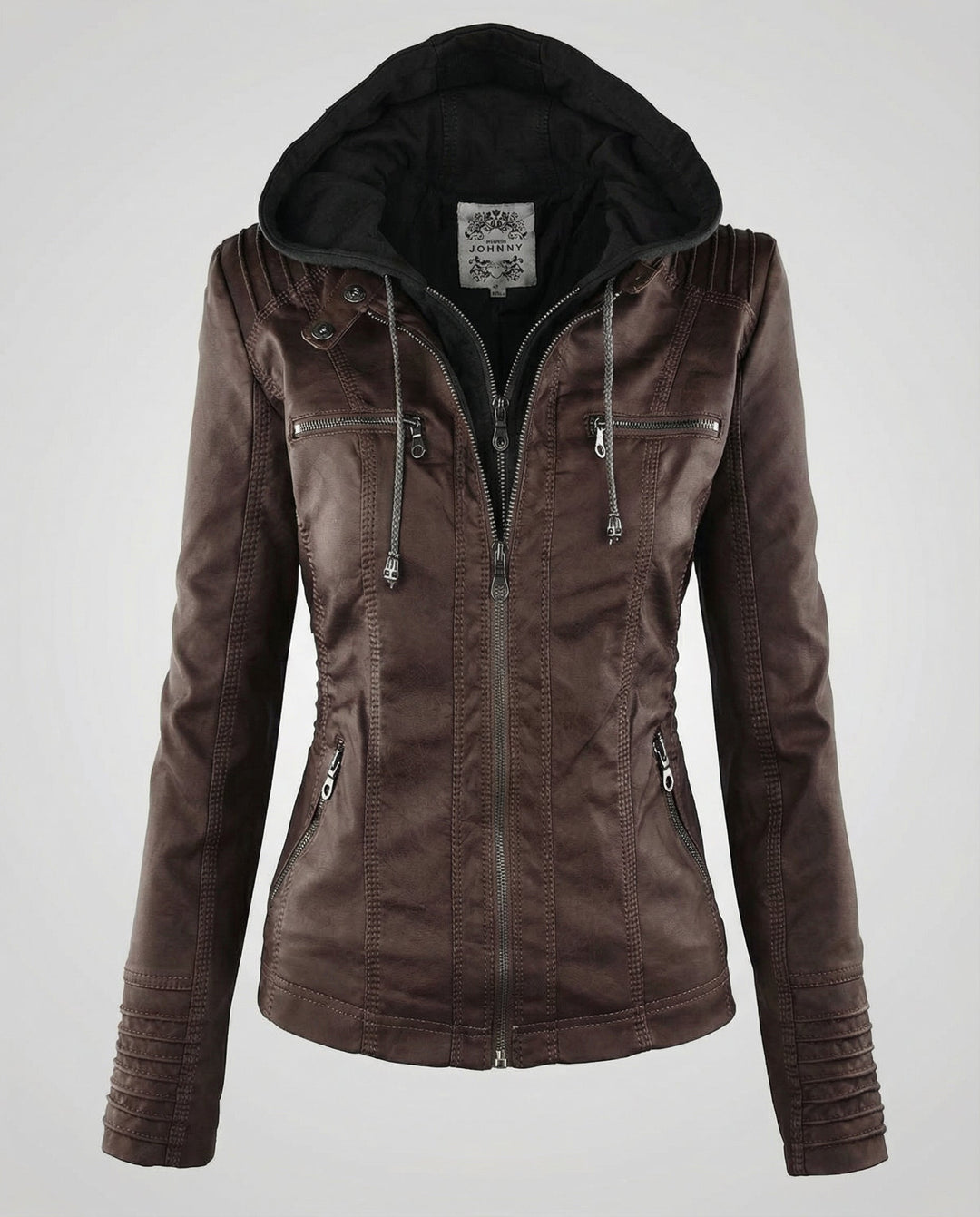 Wetterfeste Damenjacke Kapuze | EB