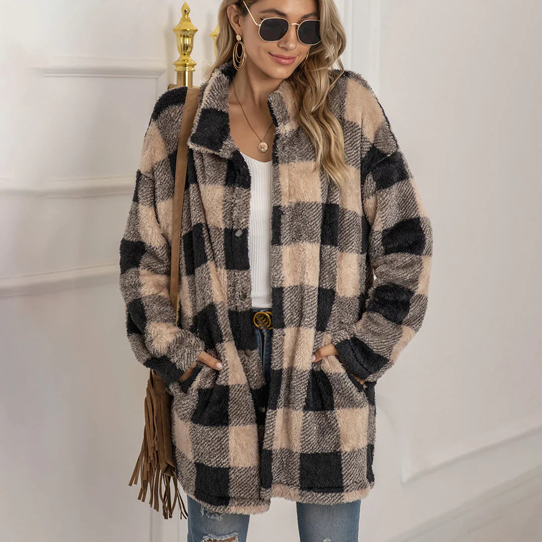 EB | Bequeme karierten Jacke