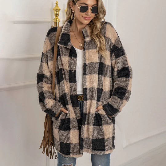 EB | Bequeme karierten Jacke