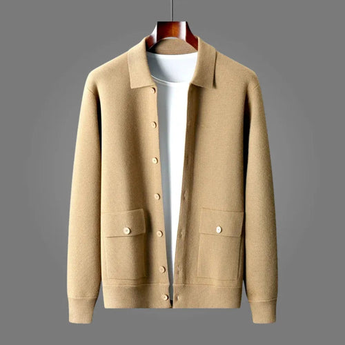 EB | Woll-Strickjacke mit Knöpfen