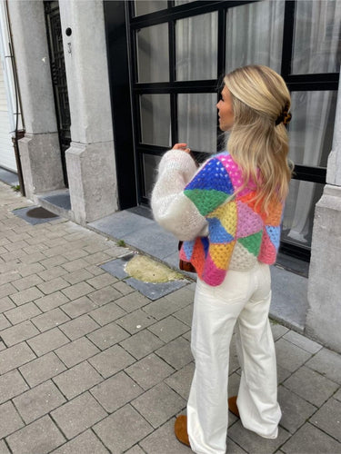 EB | Gestreifter Schicker Strickcardigan