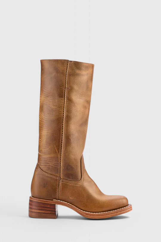 Kniehohe Stiefel | Niedriger Absatz | Breiter Absatz | Stiefel mit Absatz | Damenstiefel EB