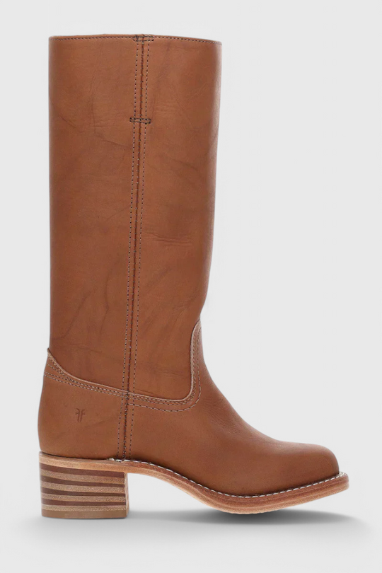 Kniehohe Stiefel | Niedriger Absatz | Breiter Absatz | Stiefel mit Absatz | Damenstiefel EB