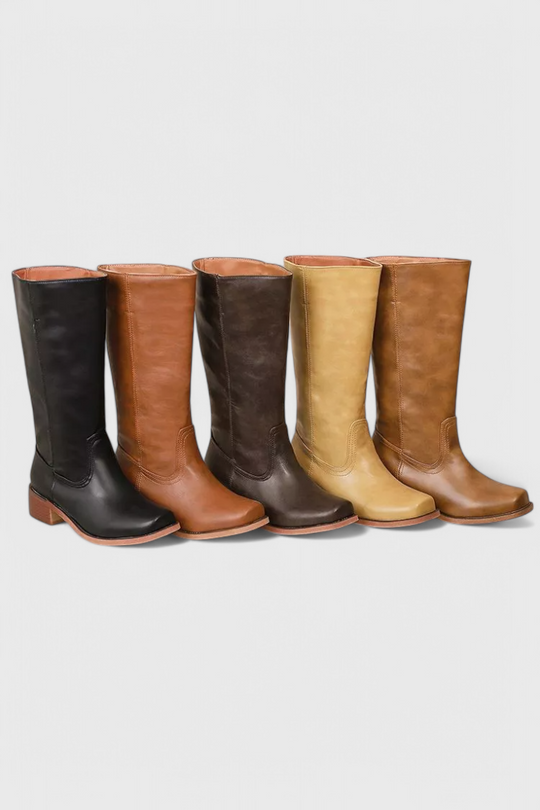 EB | Damenstiefel Stylische Stiefel mit Blockabsatz