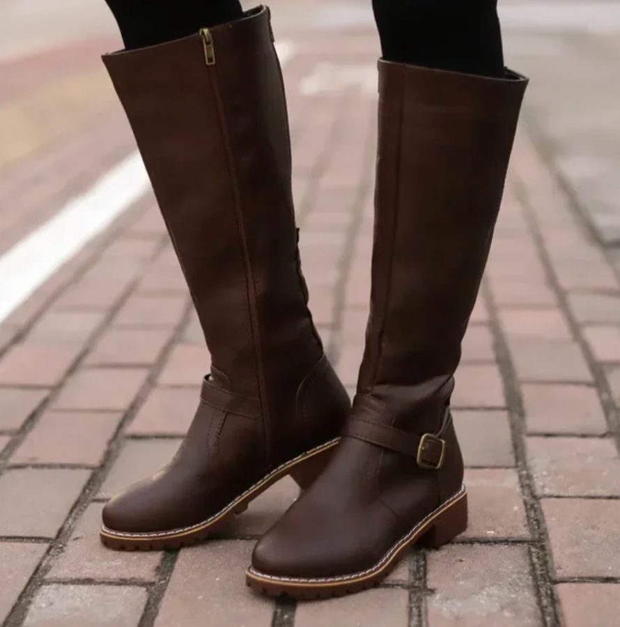 EB | Damenschuhe mit Schnalle Blockabsatzschuhe