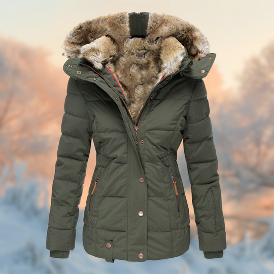 EB | Wattierte Jacke mit Warmem Plüschfutter für Kalte Tage