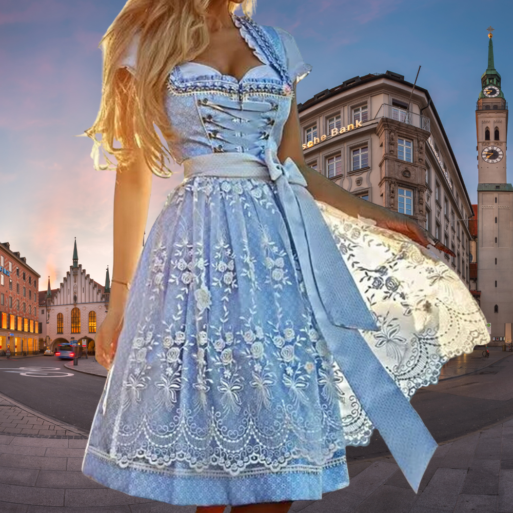 EB | Wunderschöne Deluxe Tracht Einzigartige Damen Tracht mit Schürze