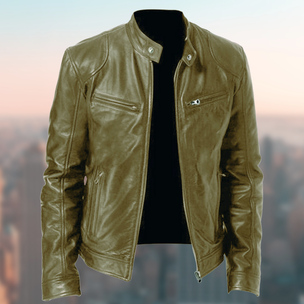 EB | Zeitlose Lederjacke für Herren
