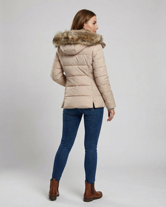 Warme Gefütterte Winterjacke Damen | EB