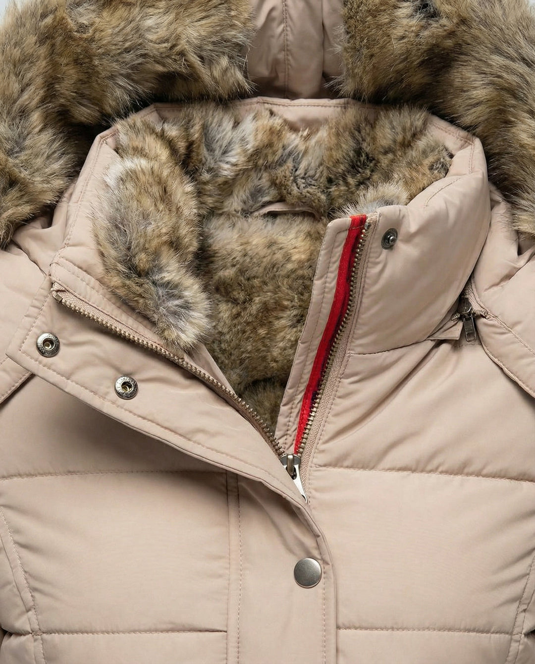 Warme Gefütterte Winterjacke Damen | EB