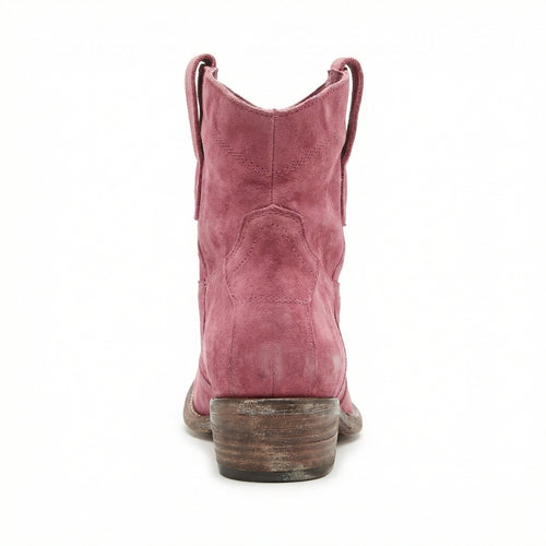 Kurze Cowboy-Stiefel | Western | Wildleder | Knöchel-Stiefel | Damenstiefel EB