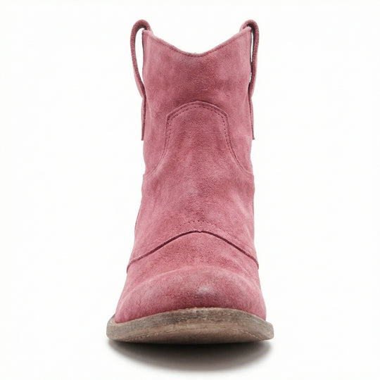 Kurze Cowboy-Stiefel | Western | Wildleder | Knöchel-Stiefel | Damenstiefel EB