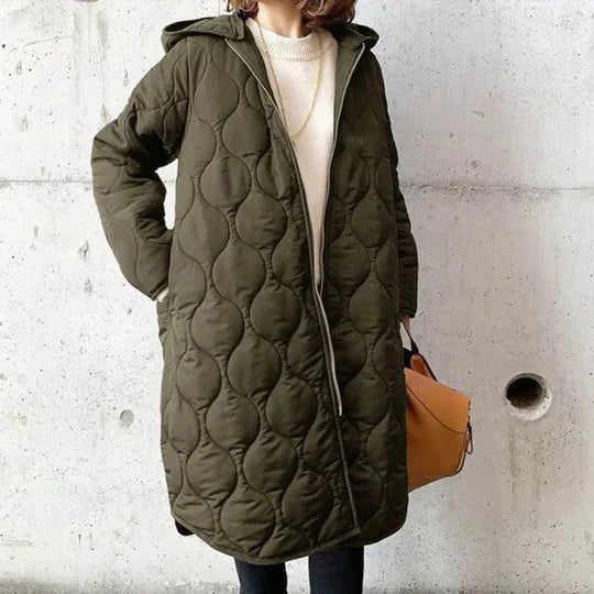 EB | Gemusterter Parka mit Kapuze