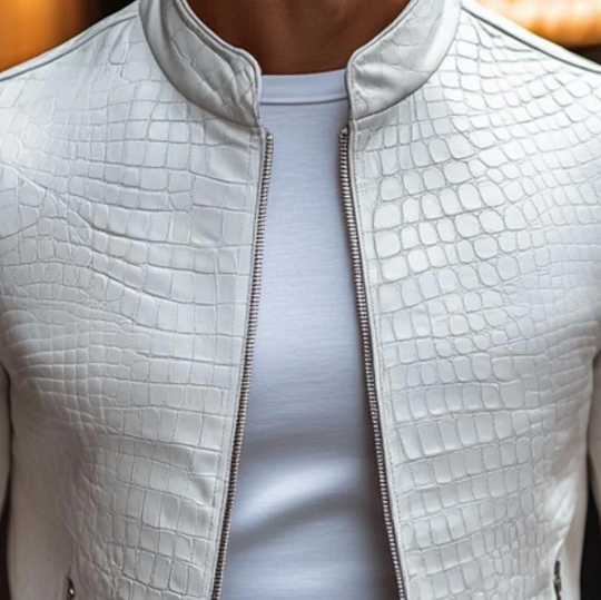 EB | Luxuriöse Kroko jacke