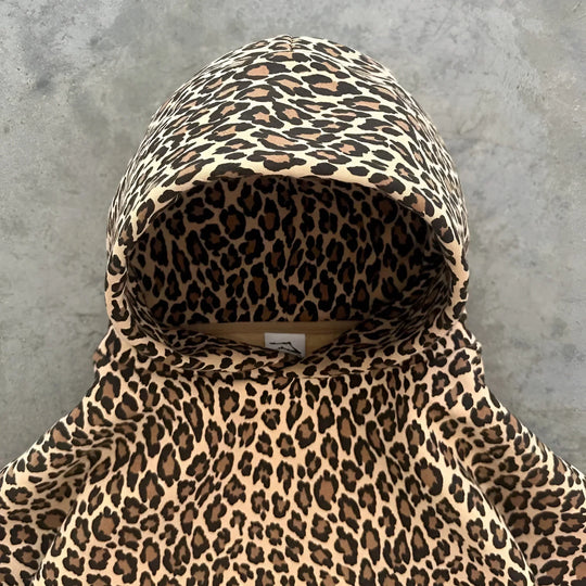 EB | Luxe Damen Kapuzenpullover mit Pantherdruck