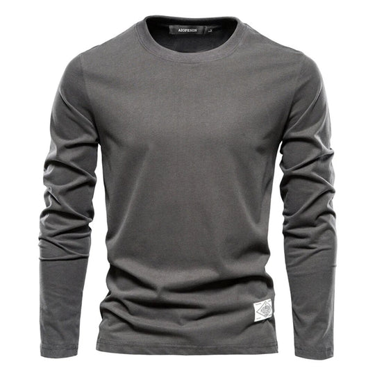 EB - Stilvolle und Bequeme Klassische Lange Ärmel T-Shirt für Männer