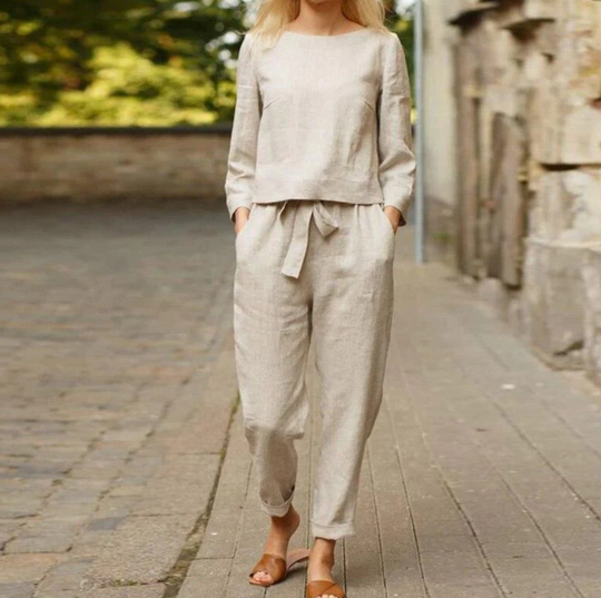 EB | Sommerkleid-Set für Frauen aus Baumwolle