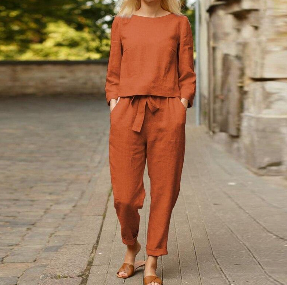 EB | Sommerkleid-Set für Frauen aus Baumwolle