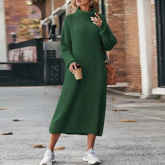 langärmeliges Strickkleid