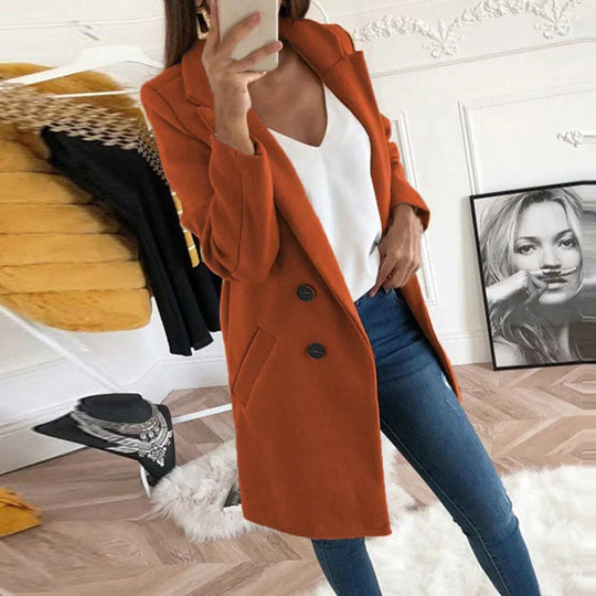 EB | Eleganter Langer Businessmantel