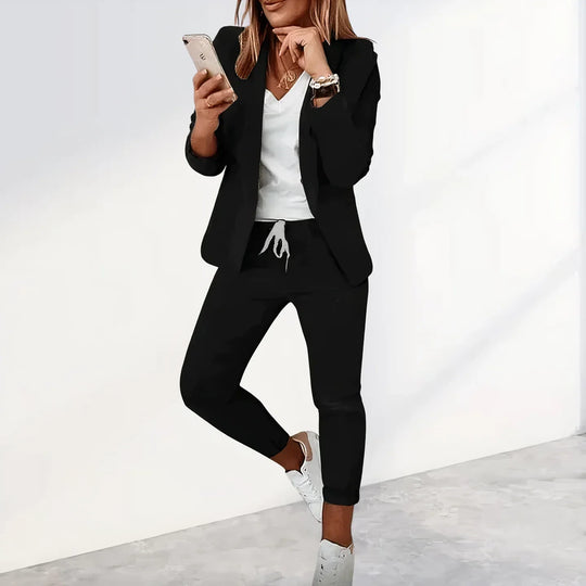EB | Lässiges Blazer und Jogginghosen-Set