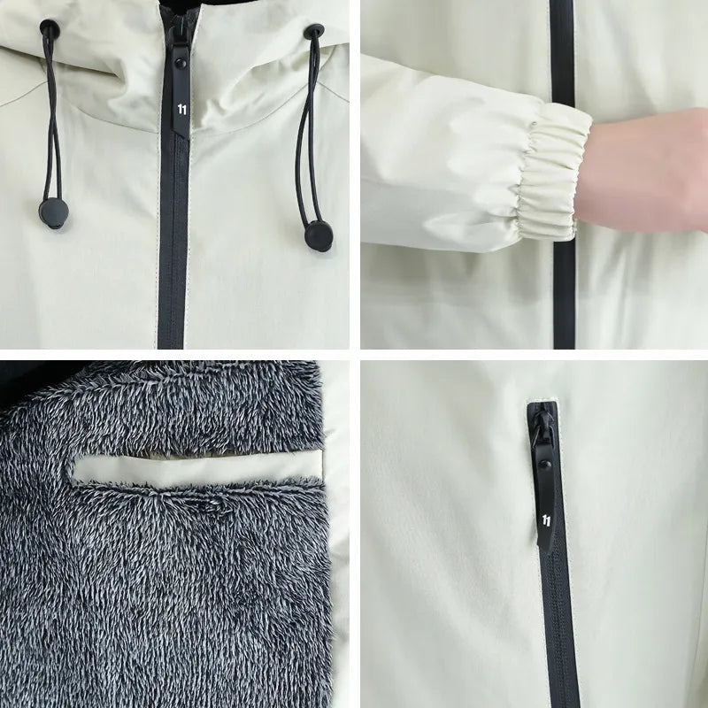 EB | 2025 Modejacke mit Kapuze Windjacke
