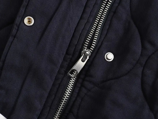 – Baumwolljacke mit Rundhalsausschnitt