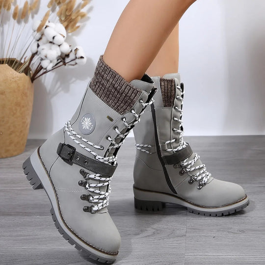 EB | Schnür-Winterstiefel für Damen – Stylisch & Bequemer Komfort