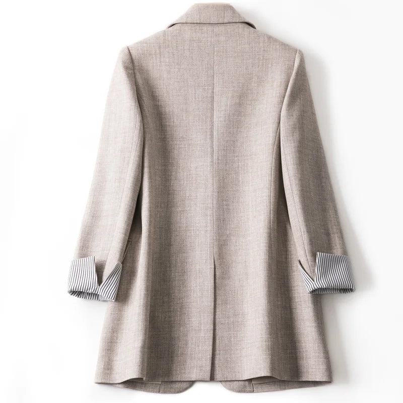 EB | lässiger Blazer mit langen Ärmeln