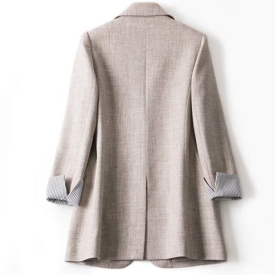 EB | lässiger Blazer mit langen Ärmeln