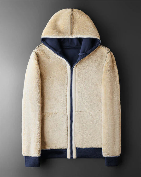EB | Winterjacke Herren Warm Ergonomisches Hoodie