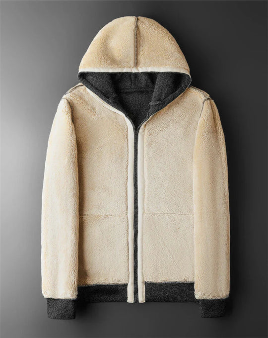EB | Winterjacke Herren Warm Ergonomisches Hoodie