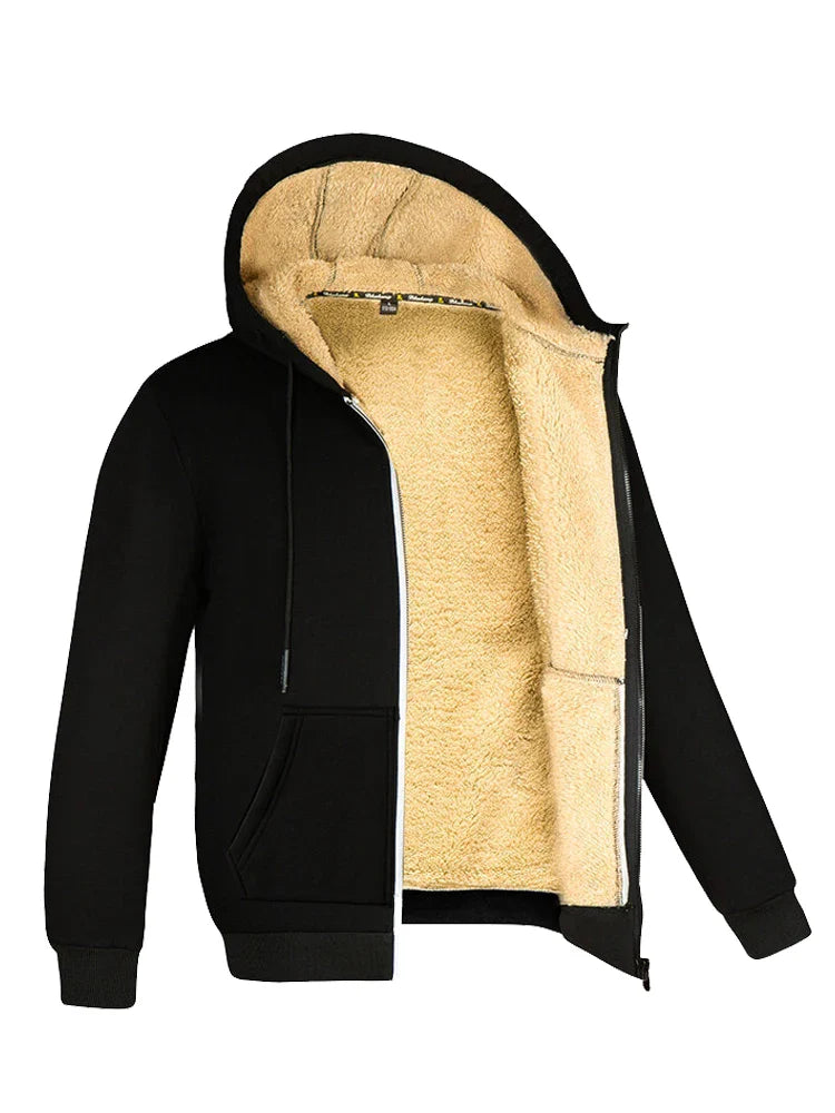 EB | Winterjacke Herren Warm Ergonomisches Hoodie
