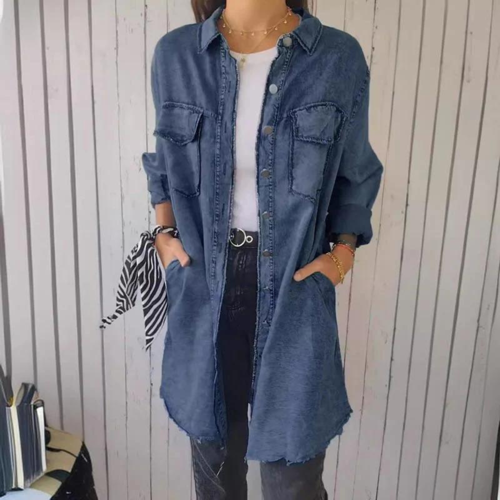 EB | Bequemer Sommer-Denim-Mantel
