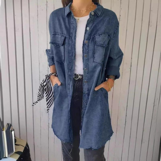 EB | Bequemer Sommer-Denim-Mantel