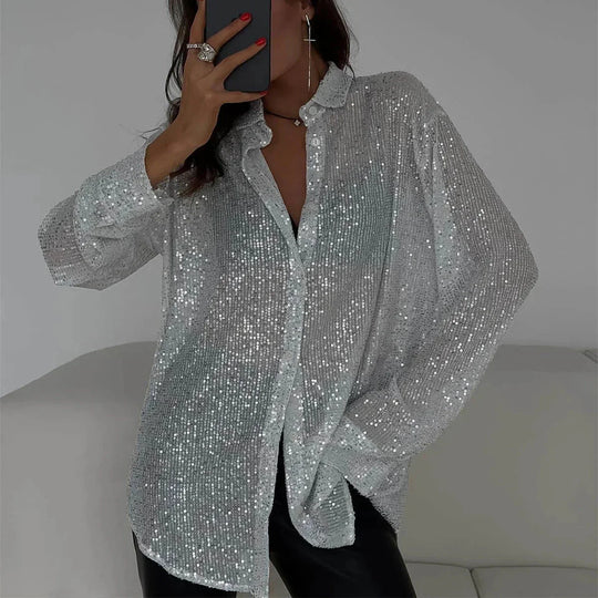 EB | Pailletten Glitzertop