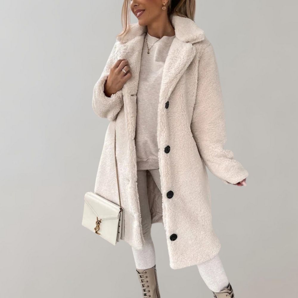 EB | Teddy Jack für Damen Weiß Warm und Trendy