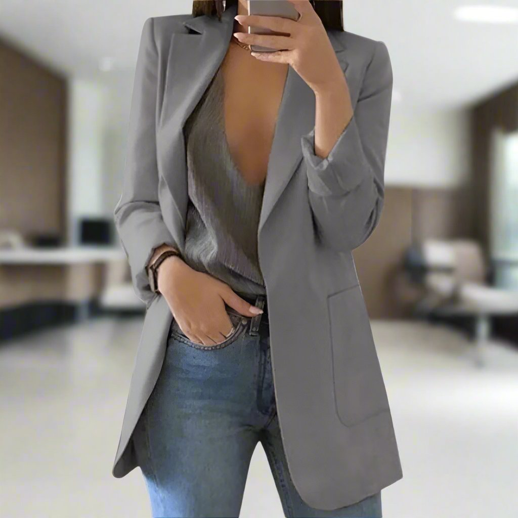 EB | Blazer - Tailored Fit - Einreiher - Klassischer Reverskragen